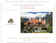 Tablet Screenshot of acornhouse.co.za